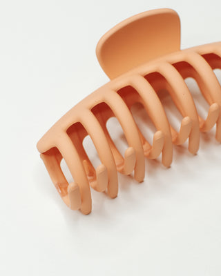 Matte Pastel Orange Hair Claw