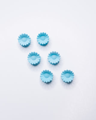 Mini Clips - Baby Blue Flowers